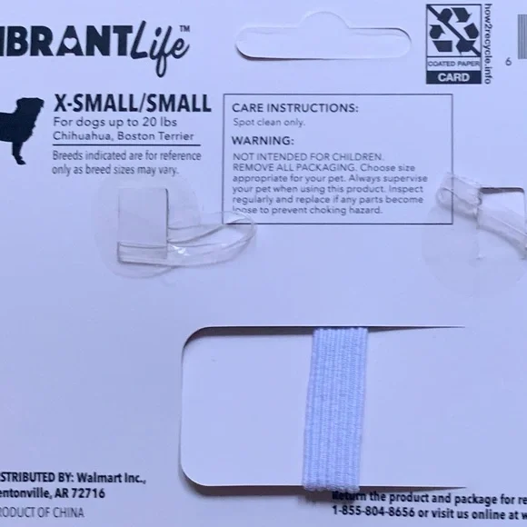 VIBRANT LIFE BOW ACCESSORIES DOG COLOR PINK SIZE XS/S - Picture 2 of 3